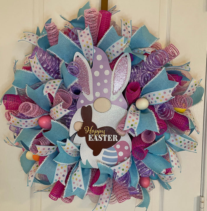 Easter Gnome Door Wreath