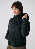Eli Synth Down Bomber Jacket - Black
