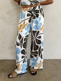 Etra Floral Wide Leg Pants - Final Sale - Stitch And Feather