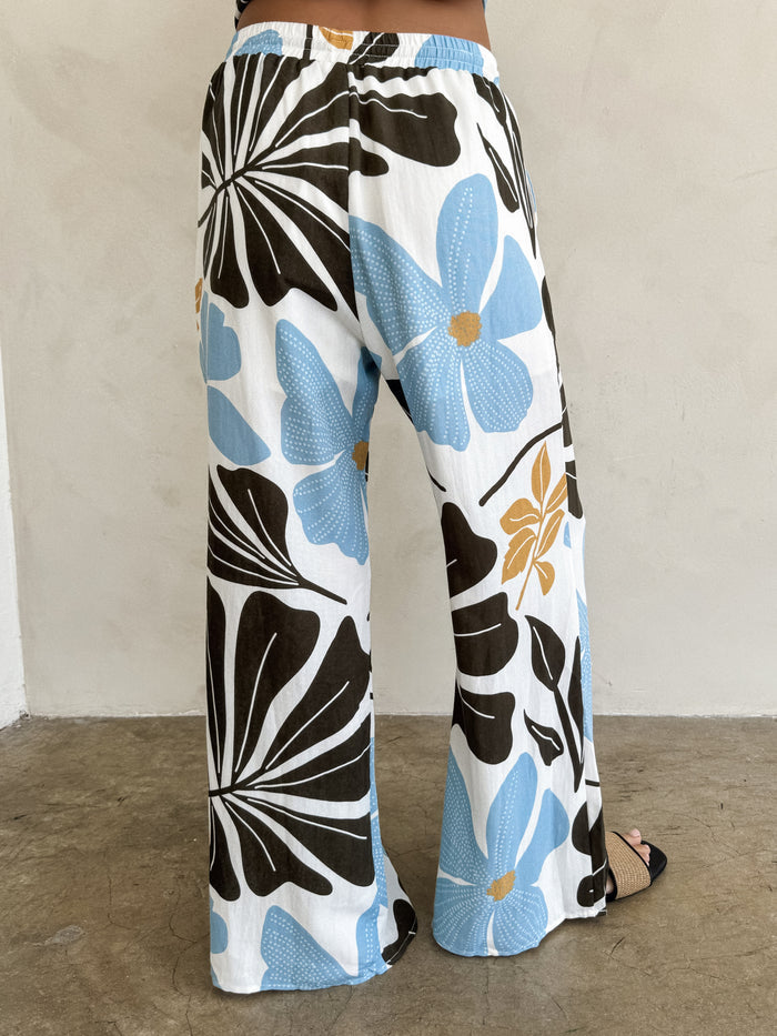 Etra Floral Wide Leg Pants - Final Sale - Stitch And Feather