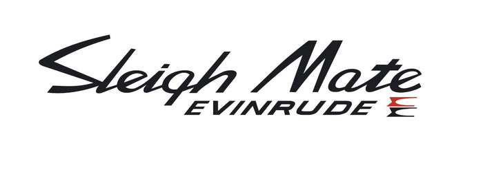 Evinrude Sleigh Mate Decal