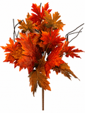 Fall Maple Leaf 22 Inch Spray| Fall Stem Embellishment | DIY Wreath Supply