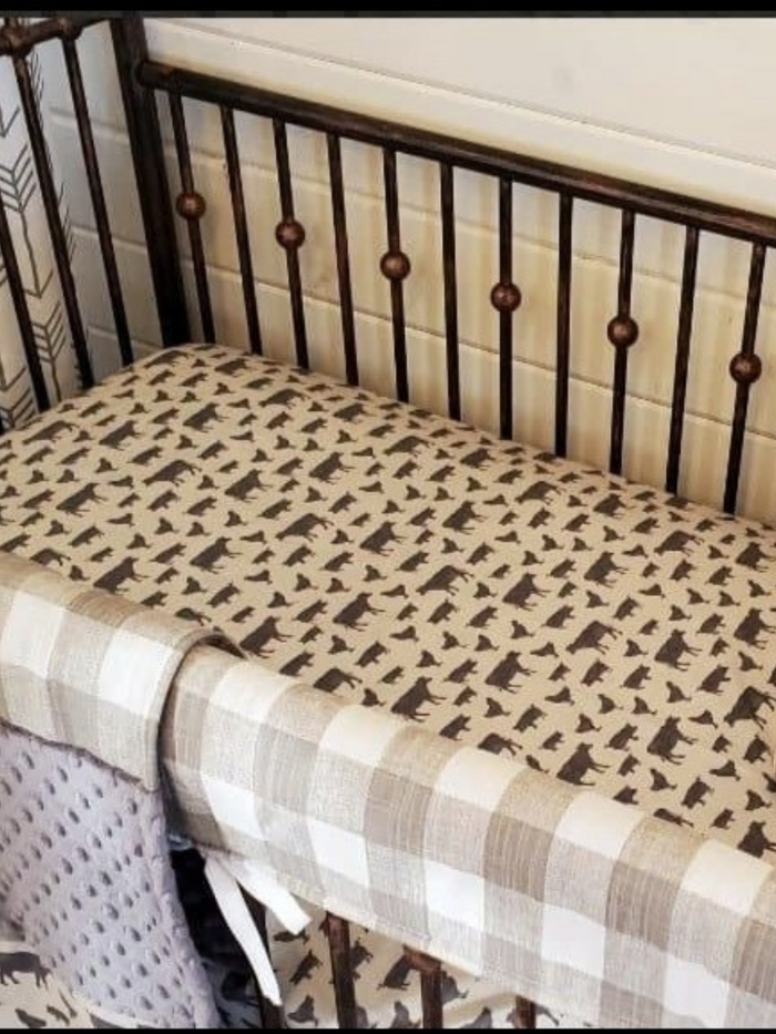 Fitted Sheet - Farm Animals : All Bed Sizes - DBC Baby Bedding Co