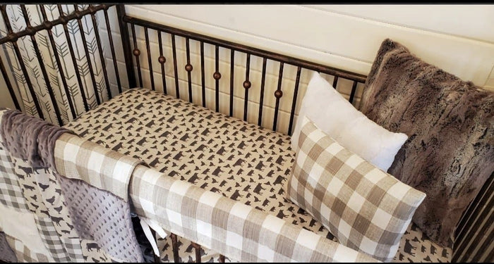 Fitted Sheet - Farm Animals : All Bed Sizes - DBC Baby Bedding Co