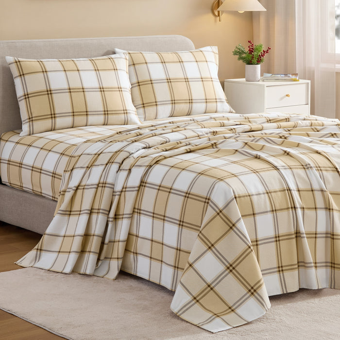 Twin / Taupe Plaid