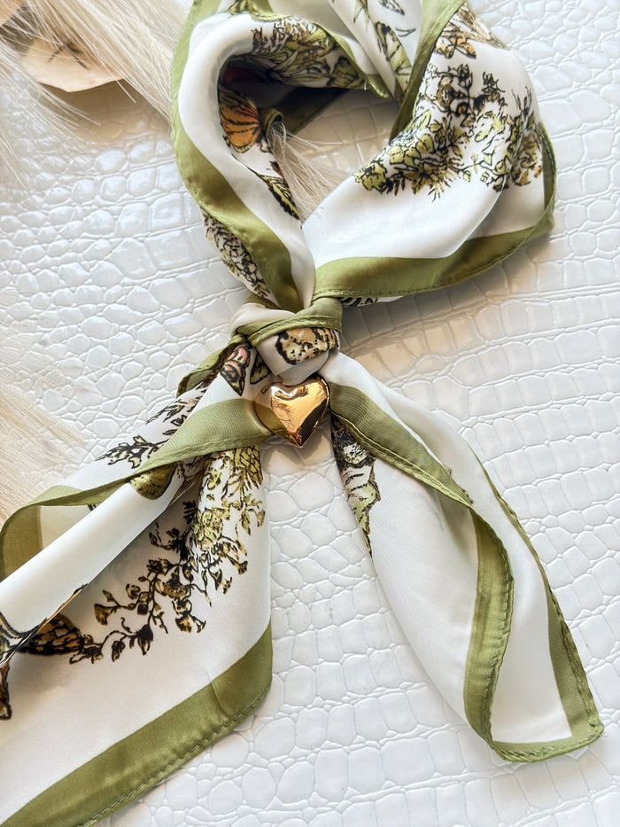 Heart Scarf Charm - Infinity Raine