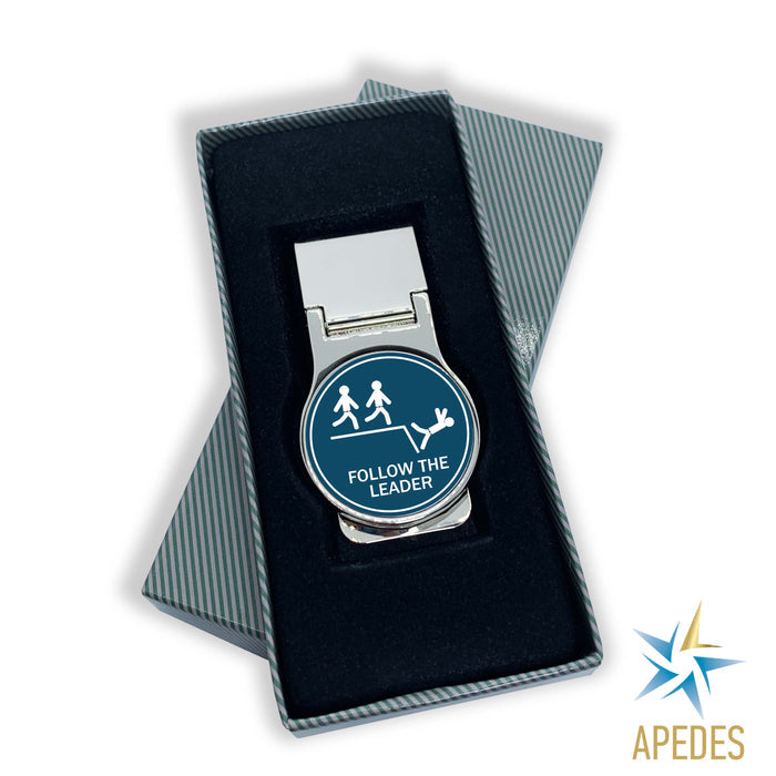 Follow The Leader Money Clip - Apedes Flags And Banners