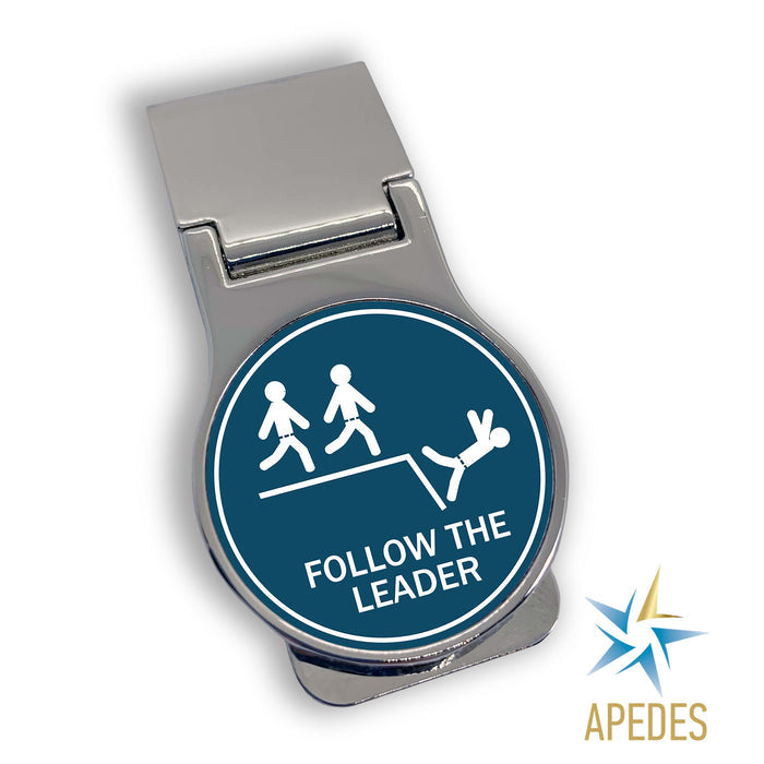 Follow The Leader Money Clip - Apedes Flags And Banners