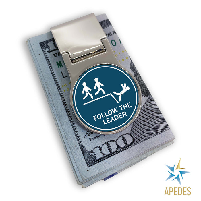 Follow The Leader Money Clip - Apedes Flags And Banners