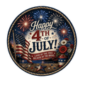 Fourth Of July 10" Wreath Sign, Home Decor, The Ritzy Cactus