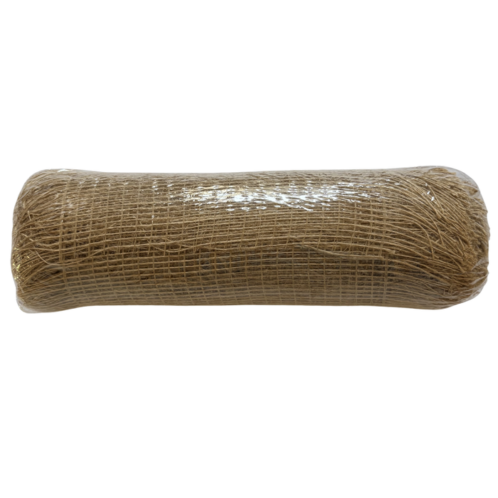 Frayed Edge Natural Mesh -10 inches x 10yards, Wreath Maker Mesh