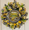 Fresh Lemon Truck Door Wreath