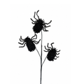 Fuzzy Spider Spray 26 Inch, Holiday Stem Embellishment