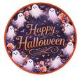 Ghosties Halloween 10" Wreath Sign, Home Decor, The Ritzy Cactus