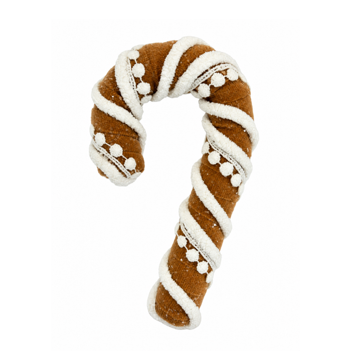 &" Gingerbread Candy Cane Embellishment Ornament