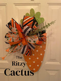 Glitter Carrot Door Decoration