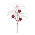 Glitter Santa Ball Spray| Wreath Stem Embellishment | DIY Wreath Supply