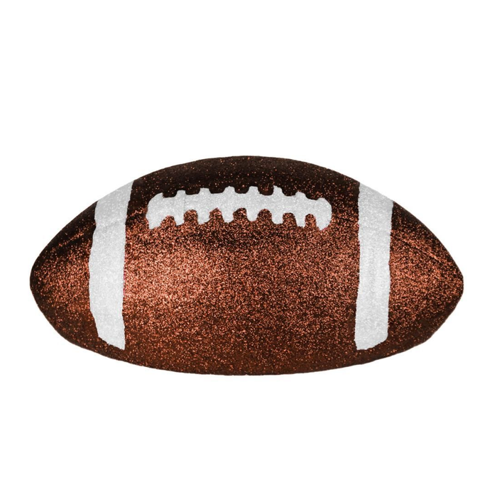 Glittered 11 Inch Football Wreath Embellishment –  Wreath Attachment