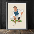 Lining Up A Putt 11 x 14 Print