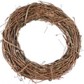 Grapevine Wreath Base 18 Inch, Home Decor, Made in USA