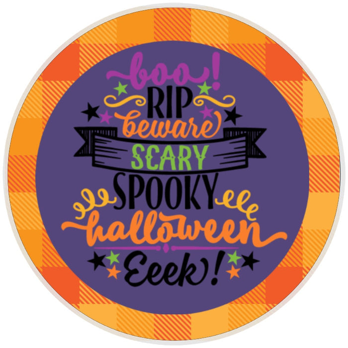 Halloween Spooky Word Sign, Wreath Sign, Home Decor