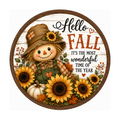 Hello Fall 10" Wreath Sign, Home Decor, The Ritzy Cactus