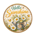 Hello Sunshine 10" Wreath Sign, Home Decor, The Ritzy Cactus