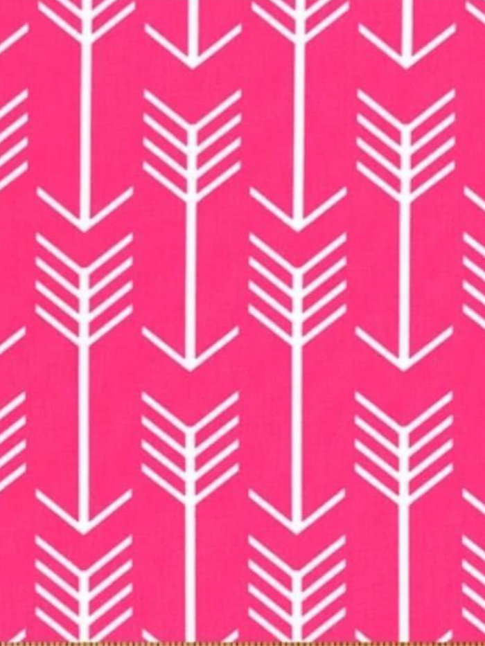Changing Pad Cover - Hot Pink Arrow Cover - DBC Baby Bedding Co