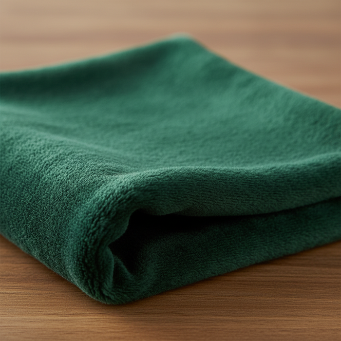 Hunter Green Minky Standard Pillowcase - DBC Baby Bedding Co