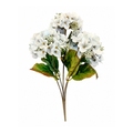 Hydrangea Bush Pale Blue 17 Inch Spray| Floral Stem Embellishment | Home Decor