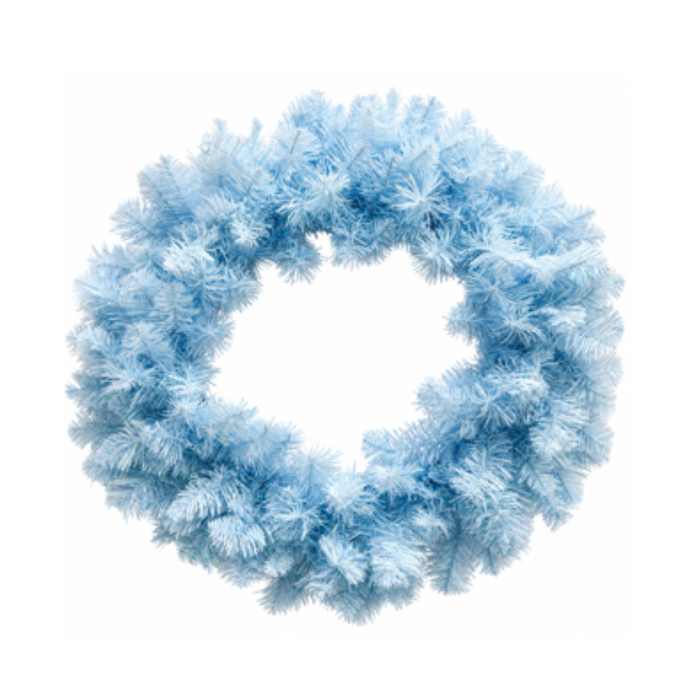 Ice Blue Wreath 27 Inches, Wreath Form, Wreath Making