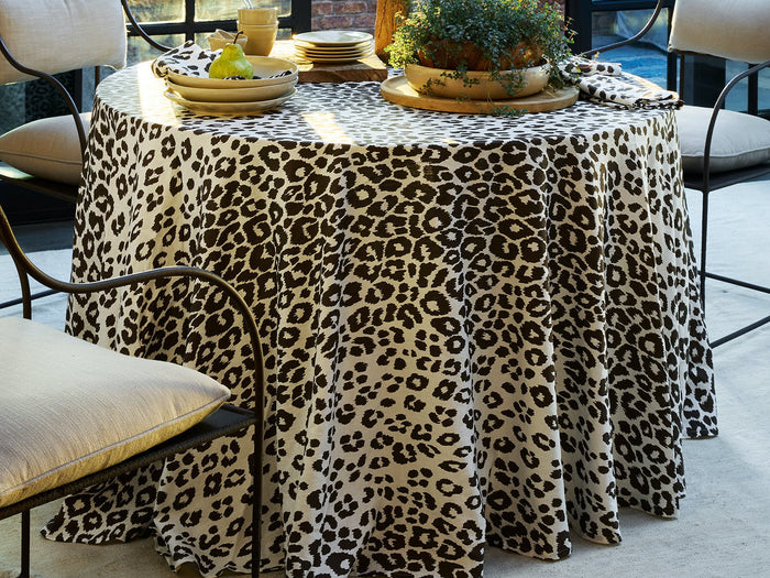 Iconic Leopard Cocktail Napkin - set of 4