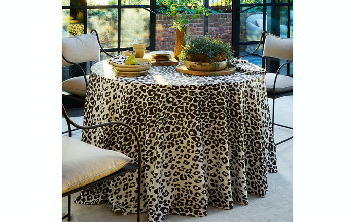 Iconic Leopard Cocktail Napkin - set of 4