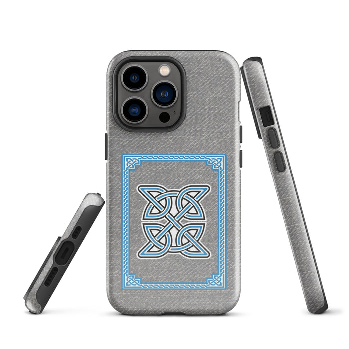 Irish Celtic Cross Religious Symbol Amulet Quaternary Celtic Knot Tough Case for iPhone®
