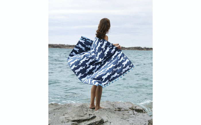 Leaping Leopard Beach Towel