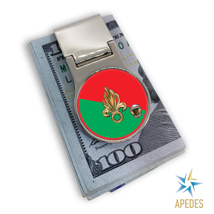 Legio Patria Nostra French Foreign Legion Money Clip - Apedes Flags And Banners