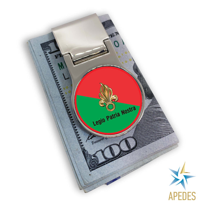 Legio Patria Nostra French Foreign Legion Money Clip - Apedes Flags And Banners