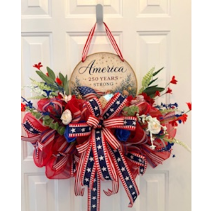 Live Design Patriotic Door Hanger 250, Home Decor,  The Ritzy Cactus
