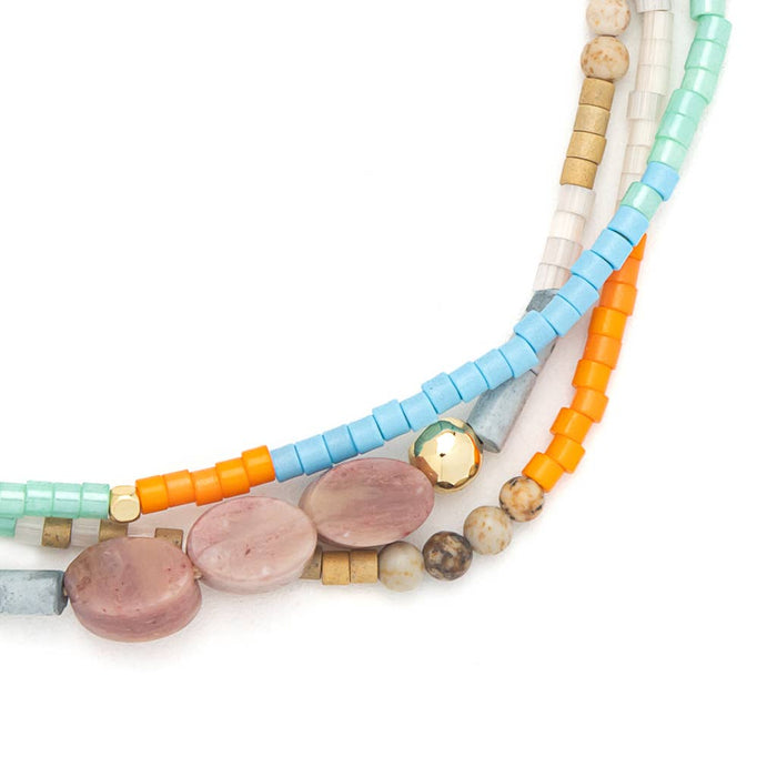 Love: Rhodochrosite/Gold Bracelet