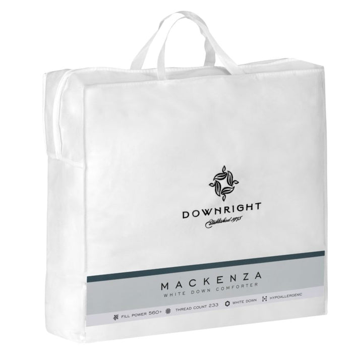 Mackenza 560 Fill Power White Down Comforter