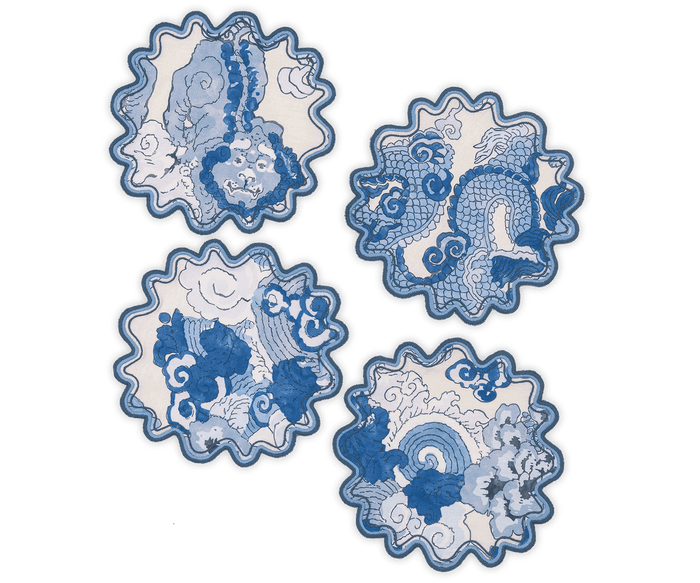 Magic Mountain Cocktail Napkin - set of 4