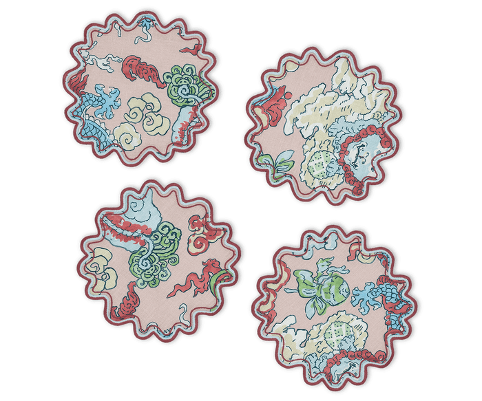 Magic Mountain Cocktail Napkin - set of 4