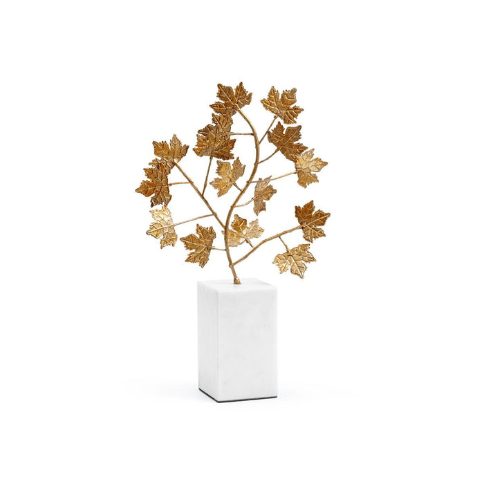 Maple Branch Statue - Gold