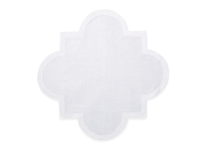 22" W x 22" L / White