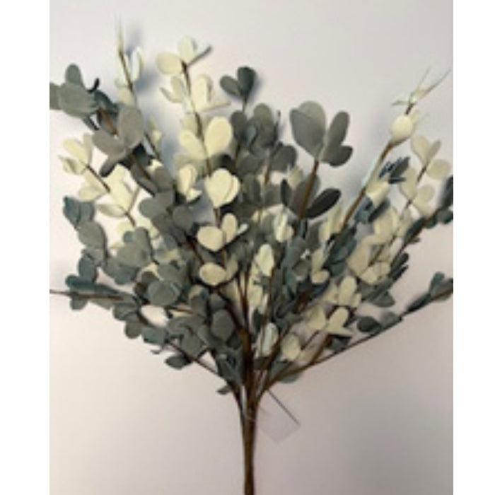 Mixed Green Foam Leaf Filler Bush 23"| Stem Embellishment | DIY Wreath Supply