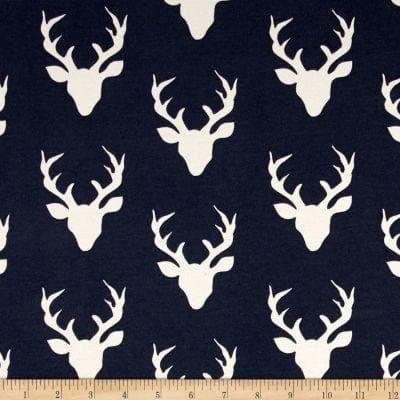Twin, Full, or Queen Comforter - Navy Buck - DBC Baby Bedding Co