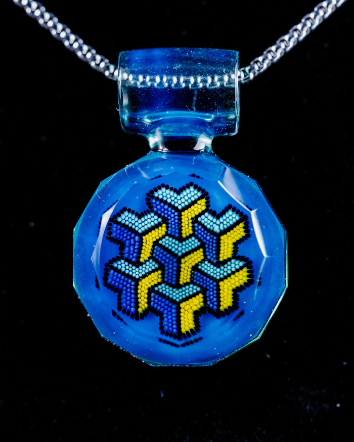 Light Blue Faceted