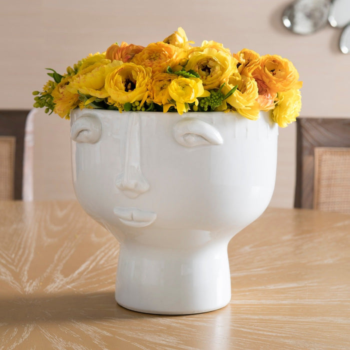 Nico Vase - White