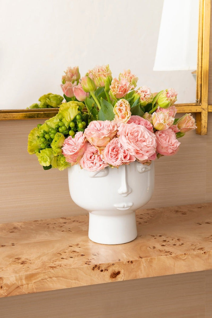 Nico Vase - White