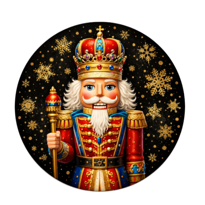 Nutcracker Christmas  Sign 10" Wreath Sign, Home Decor, The Ritzy Cactus